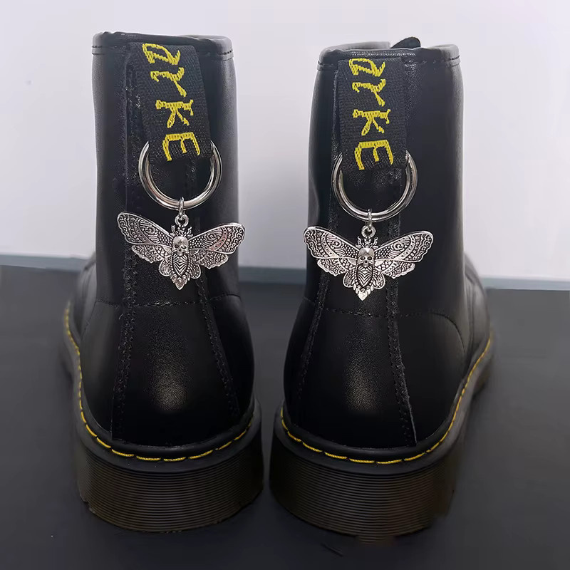 JETTING Schuhzubehör, Kreis Schnalle, Tier Anhänger, Gothic Metall - Bild 2