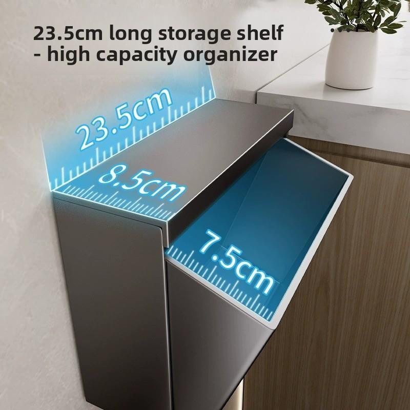 Wasserdichter Toilettenpapierhalter von World-class Emporium als Wand-Organizer für dein Badezimmer ohne Bohren - Bild 4