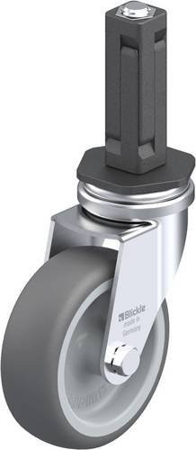 Blickle LRA-PATH 75G-EV02 Lenkrolle in Grau mit 75mm Rad-Durchmesser und 75kg Tragfähigkeit - Bild 1
