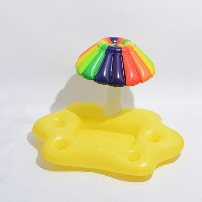 Binchi Outdoor Product Aufblasbare Regenbogenwolke Kokospalme, Getränkeablage, ab 3 Jahren - Bild 1