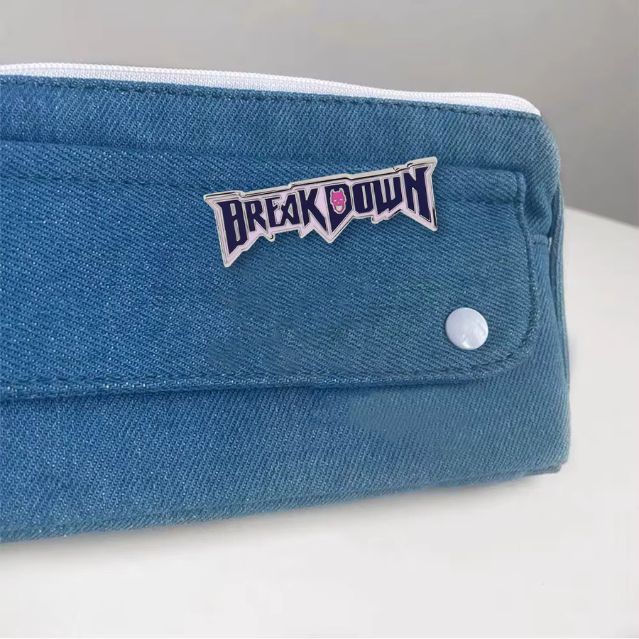 Brosche Jojo Bizarre Adventure Theme Song Break Down Emaille, Unisex - Bild 4