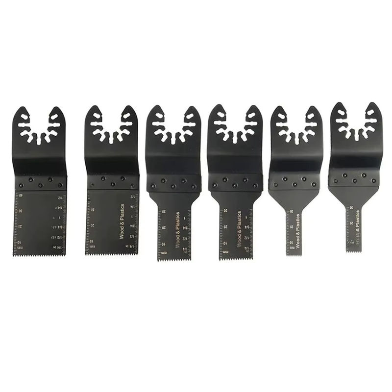 6er Set Oszillierende Multi Tool Kreissäge Klingen aus High Carbon Stahl in Schwarz, Durchmesser: 10 mm, 20 mm und 34 mm - Bild 7