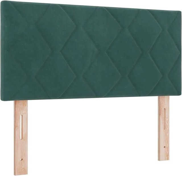 vidaXL Kopfteil aus Samt in Dunkelgrün mit geometrischem Design, Breite: 100 cm - Bild 1