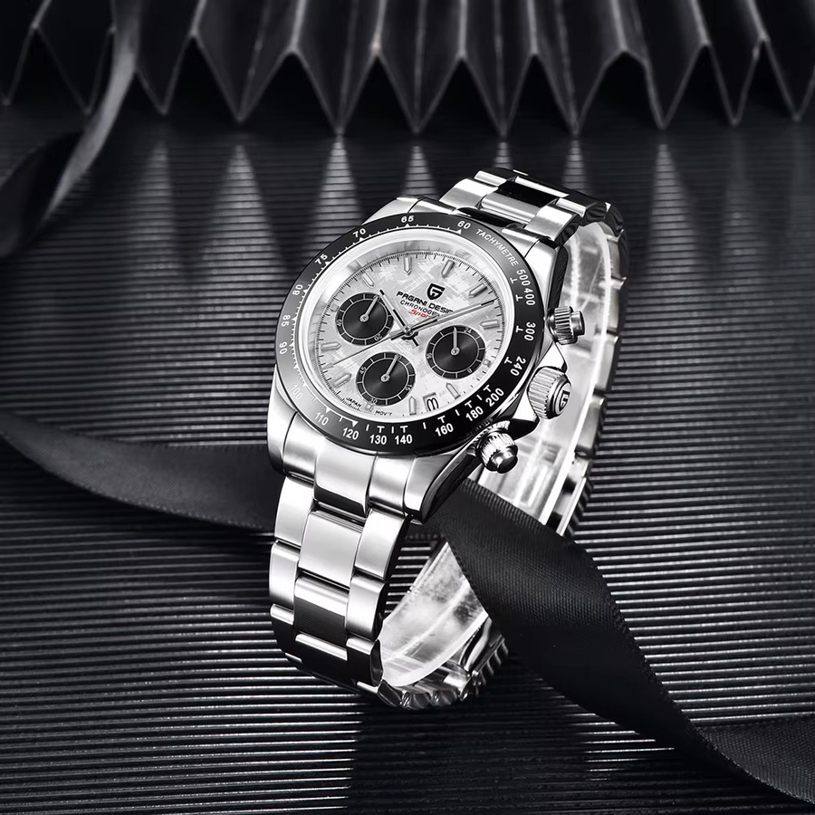 PAGANI DESIGN Chronograph, Quarzuhr, Edelstahl, Saphirglas, Herren - Bild 5