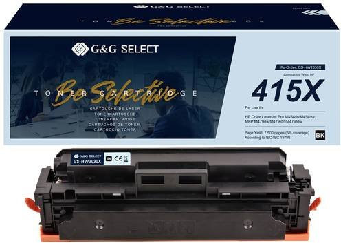 G&G Tonerpatrone kompatibel mit HP 415X W2030X in Schwarz - Bild 1