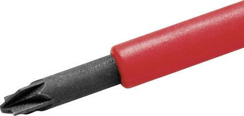 Cimco VDE Wechselklinge Kombiprofil PZ FL1 für Elektriker, Universal-Bit in Rot, Länge: 80 mm - Bild 1