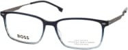 BOSS BOSS 1643 QEU Korrektionsbrille, Vollrand, Rechteckig, Herren, black blue - Bild 1
