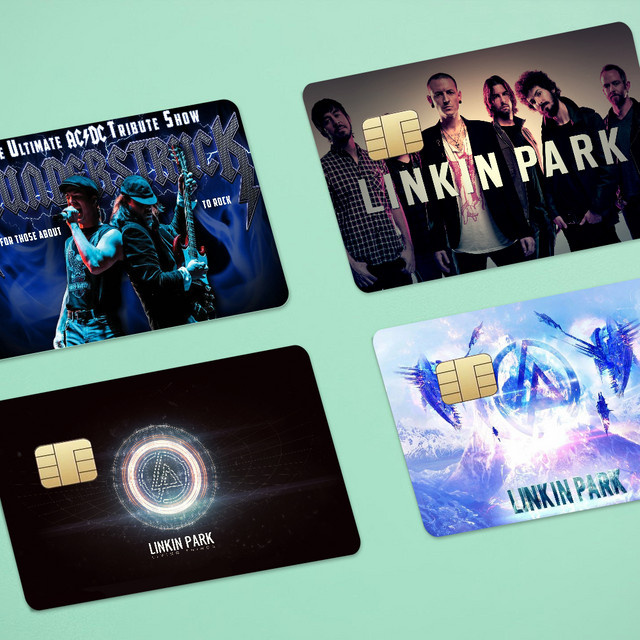 Linkin Park Aufkleber für Bankkarten und Buskarten Multicolor - Bild 1