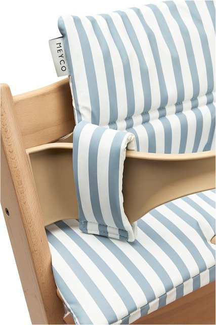 Meyco Baby Hochstuhlsitzkissen aus Polyester in Blau, wasserabweisend - Bild 1