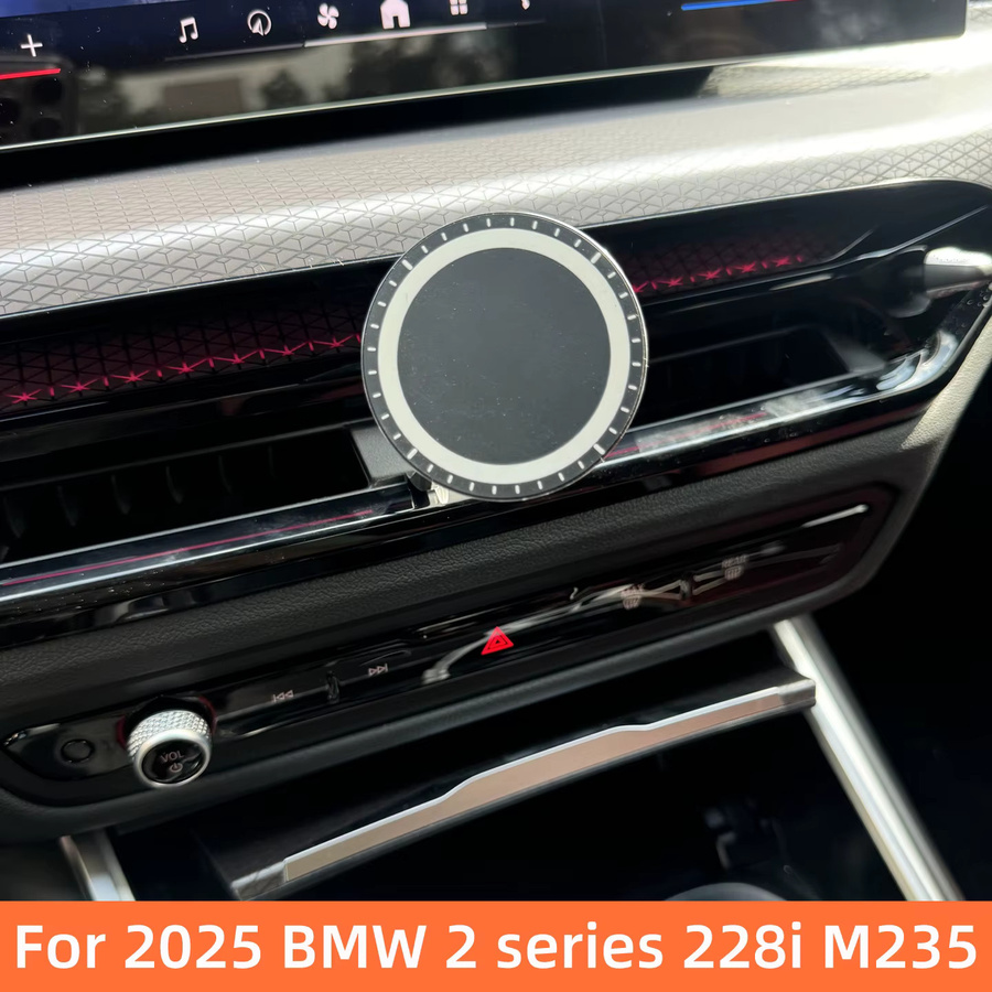 TEEQ Magnetische Auto-Handyhalterung mit Ladegerät für BMW 2er 3er 4er Gran Coupé in Schwarz - Bild 3