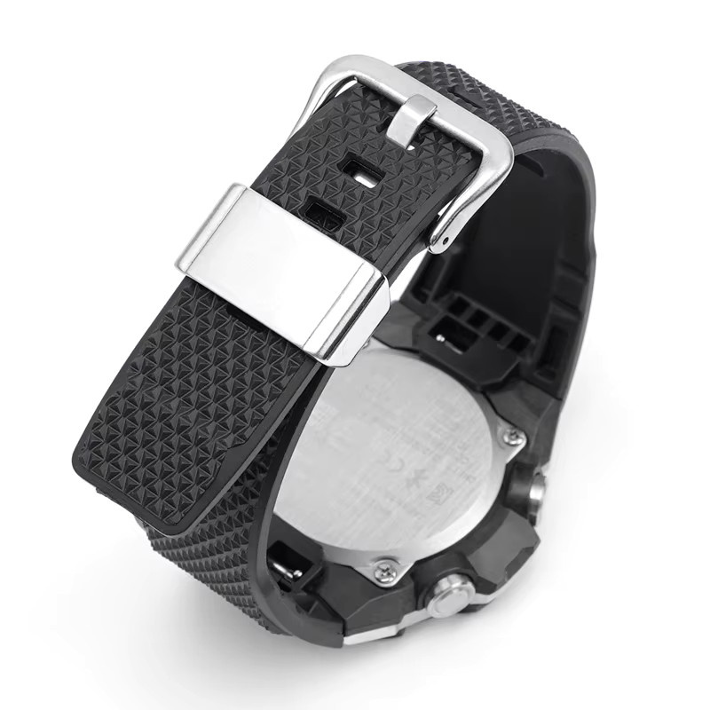 Casio Uhrenarmband Silikon, Schwarz, Herren - Bild 4