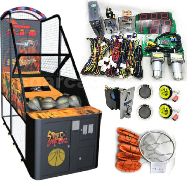 Münzbetriebener Indoor-Straßenbasketball-Sensor-Schießautomat mit Zubehör-Kit - Bild 1