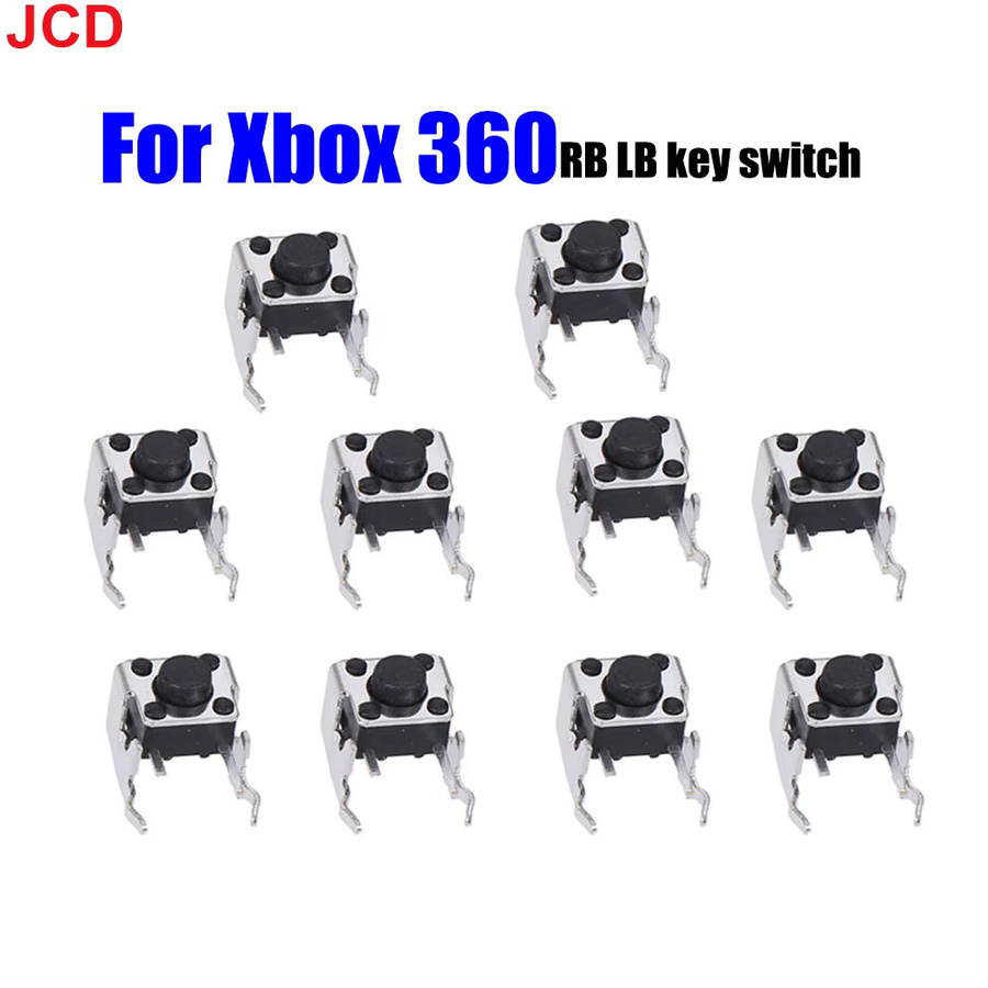 Microsoft Xbox 360 und Xbox One X S Controller RB LB Bumper Tasten Reparatur Set in Schwarz - Bild 2