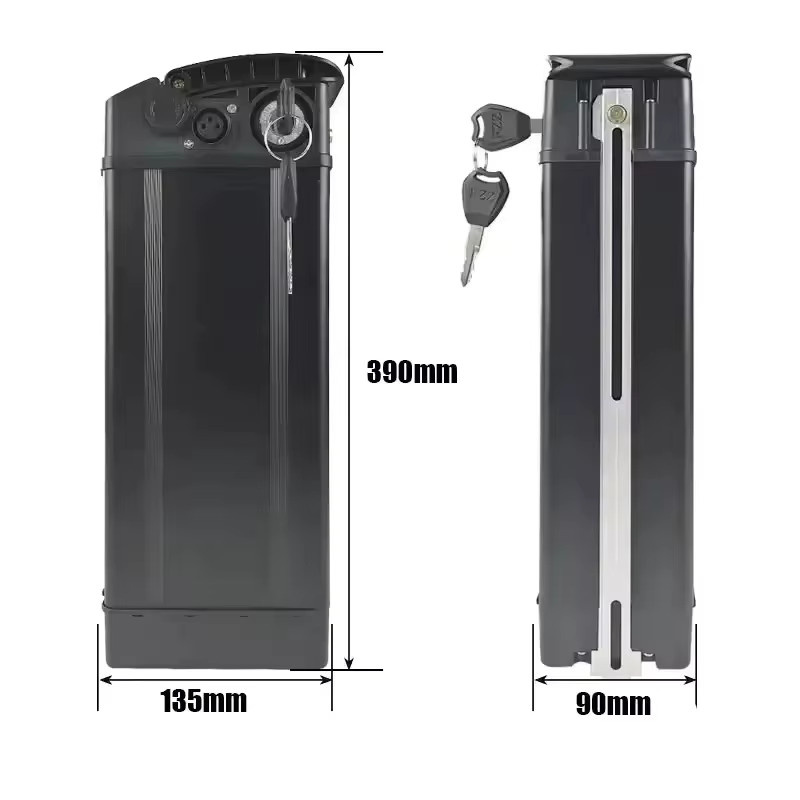 SUYIJIA Silverfish E-Bike Batterie 48V 30Ah Schwarz mit 18650-Zellen für 500-2000W Motoren - Bild 3