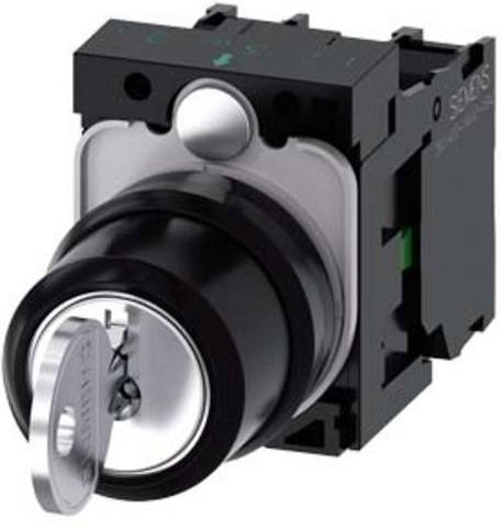 Siemens Schlüsselschalter 3SU1100-4BL11-1NA0 - Bild 1