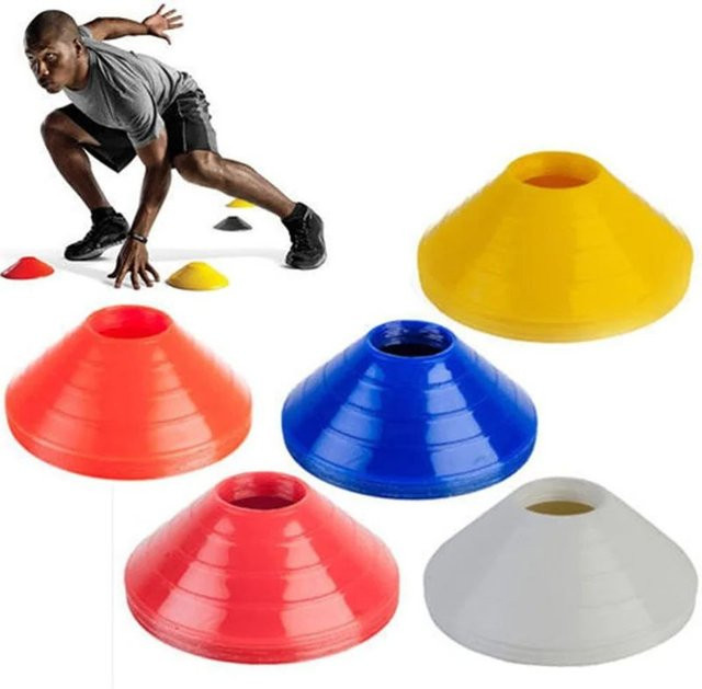 soulbao Fußball Disc Kegel Set, 20-teiliges Set, Agility Training Marker Discs - Bild 1