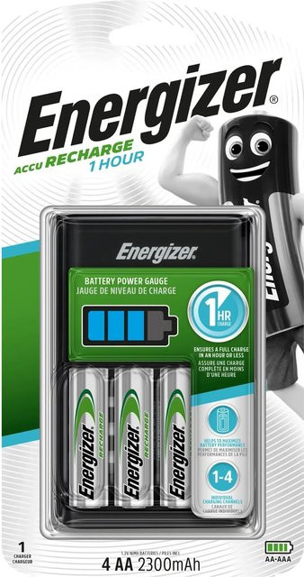 Energizer CH1HR3 Akku-Ladegerät für NiMH Micro (AAA) und Mignon (AA) Batterien - Bild 2
