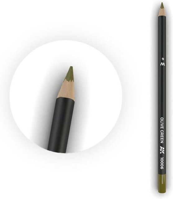 AK Interactive Aquarellstift in Olivgrün - Bild 1