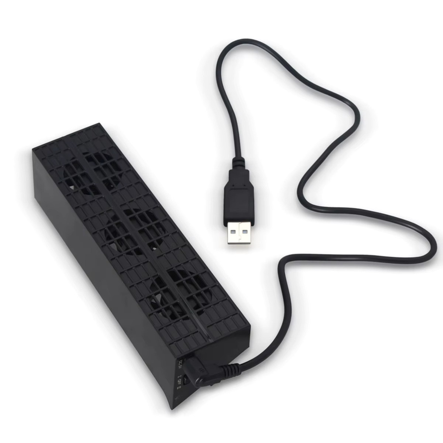 Tragbarer USB-A Kühler für Sony PlayStation PS4 Pro Slim in Schwarz - Bild 5