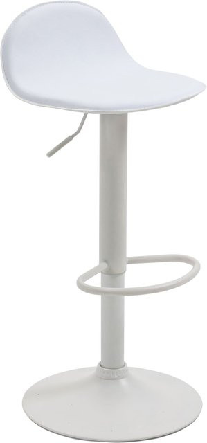 CLP Barhocker Lana V2 mit Metallgestell und Kunstlederbezug, höhenverstellbarer ergonomischer Barstuhl mit Fußstütze und drehbarer Sitzfläche - Bild 1