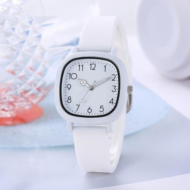 GREALY Armbanduhr Quarz, Silikon, Ivory, Damen - Bild 1