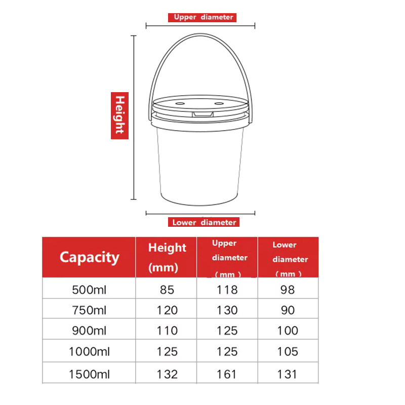 JETTING Luftdichter Vorratsbehälter aus BPA-freiem Kunststoff mit Deckel, transparent, 150 ml - 1500 ml - Bild 3