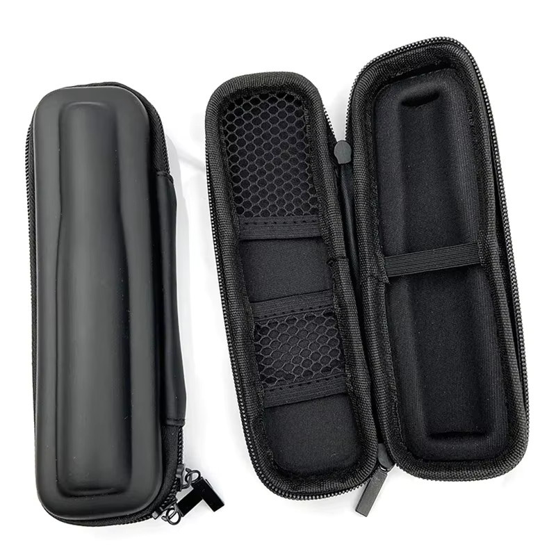 Vmiss Leder-Reißverschlussetui in Schwarz als Mini Slim Case für Stifte, Feuerzeuge oder Werkzeug - Bild 2