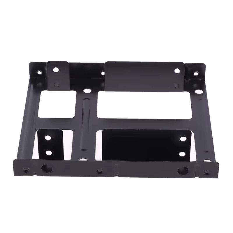 Dual Desktop SSD Montagehalterung für 2,5 bis 3,5 Zoll Festplatten, Interner Adapter Montagesatz, Schwarz - Bild 3