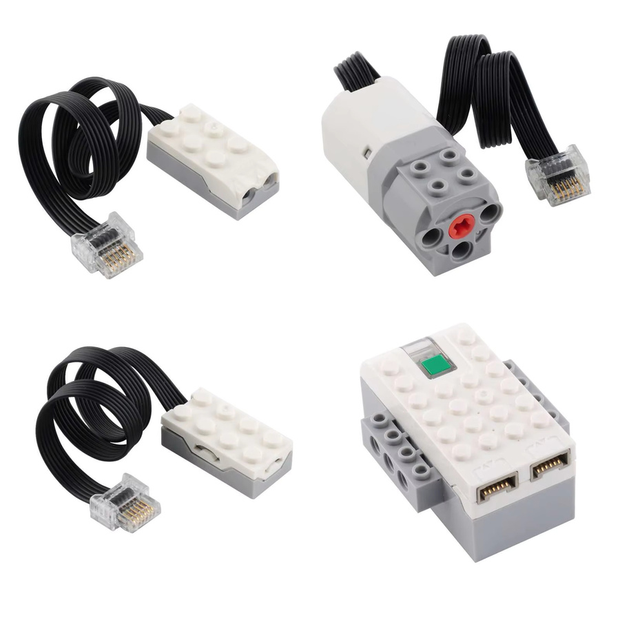 stemedu DIY Programmierroboter, Elektronische Ziegel Nabenmotor Kit, 280-teiliges Set - Bild 2