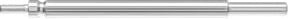 PFERD Werkzeughalter für Polinox-Schleifsterne PNST in Silber, Schaft-Ø: 6 mm, Schaftlänge: 125 mm - Bild 1