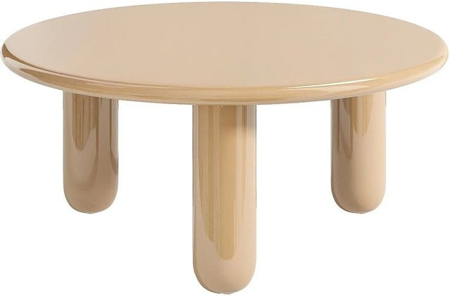 Couchtisch Benesa in Beige mit Design-Elementen aus MDF, Breite: 90 cm, Tiefe: 40 cm, Höhe: 40 cm - Bild 1