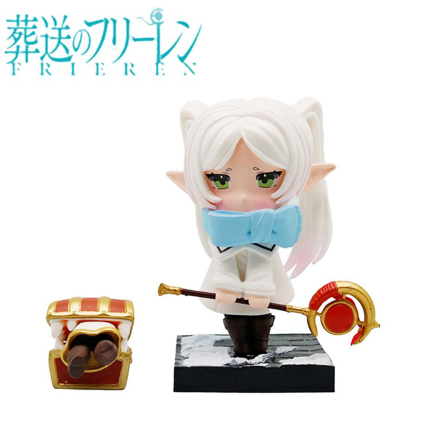 Yiran toy 1 Frieren: Beyond Journey's End Chibi-Figur Winter-Version Mimic Chest Anime Sammelfigur ab 14+y - Bild 3