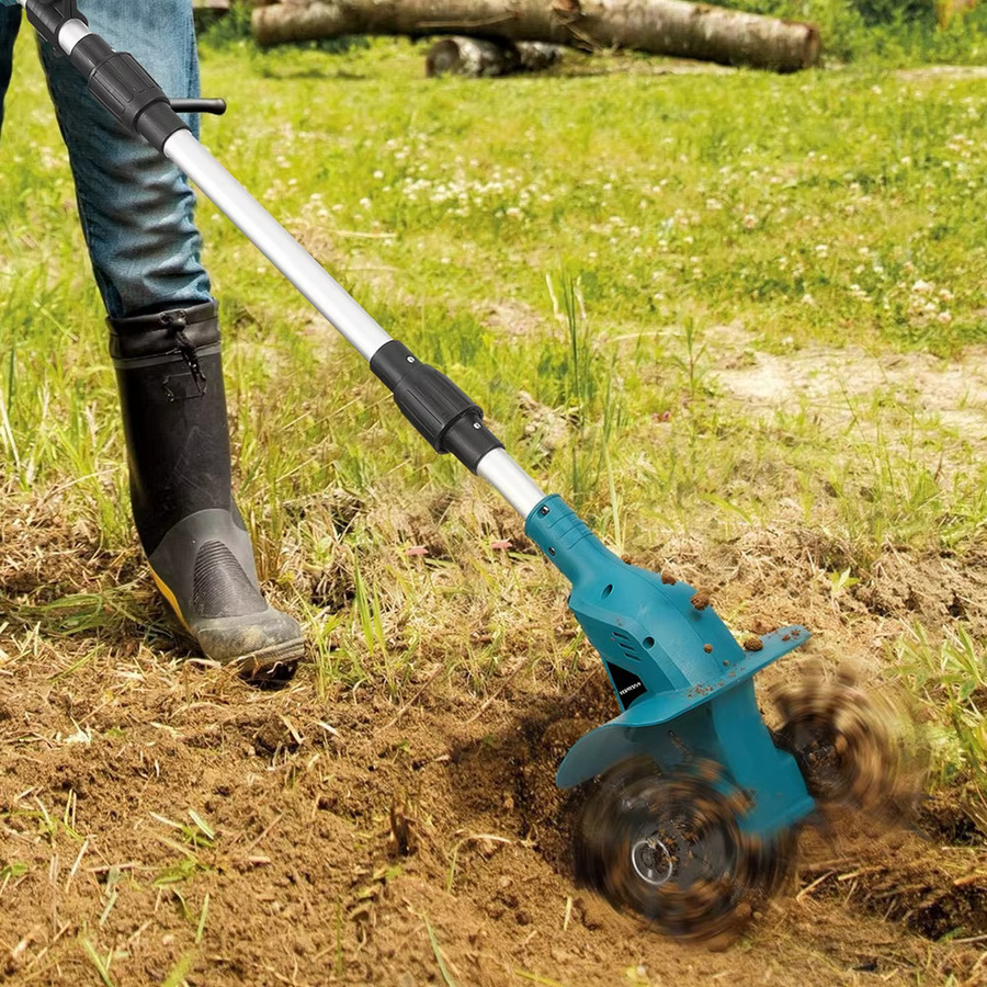 YOFIDRA Elektrische Gartenfräse als faltbarer Kultivierer und Vertikutierer für Makita 21V Akku - Bild 5