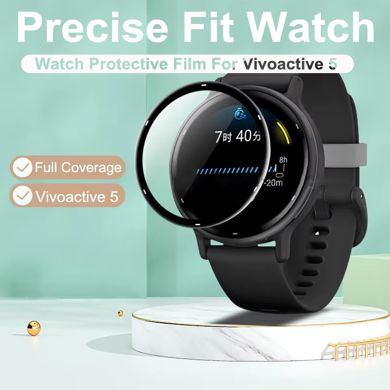 Garmin Bildschirmfolie für Vivoactive 5, Fiberglas, transparent - Bild 1