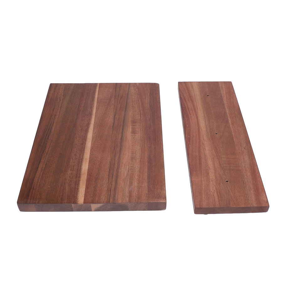 Aimo Magnetischer Messerhalter aus Holz in Schwarz und Braun als universeller Doppelseitiger Messerblock für deine Küchenarbeitsplatte - Bild 2