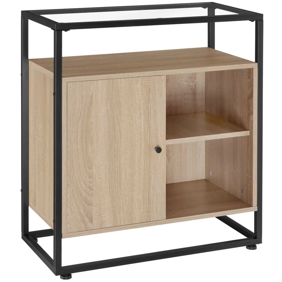 tectake Kommode Conventry Industrial Style in Eiche Sonoma, B/T/H: 70 x 38 x 80,5 cm - Bild 2