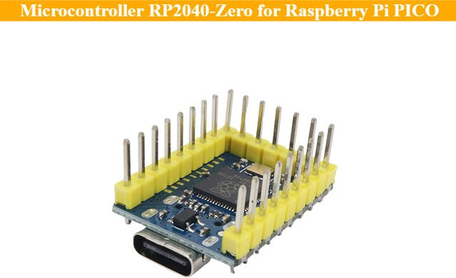 Raspberry Pi RP2040-Zero Mikrocontroller Development Board mit Dual-Core Cortex M0 Prozessor und 2 MB Flash-Speicher - Bild 1