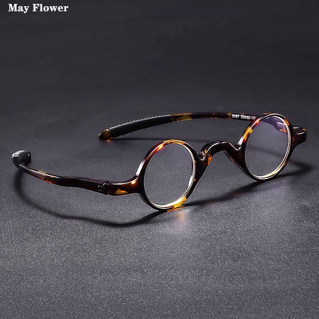 Mai Blume TR90 Lesebrille, Rund, Vollrand, Braun, Männer - Bild 1