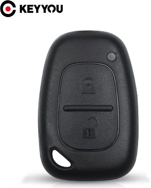 Leere Autoschlüsselhülle mit 2 Tasten für Vauxhall, Opel Vivaro, Renault Movano, Trafic und Renault Kangoo von STEL ORA in Grau - Bild 1
