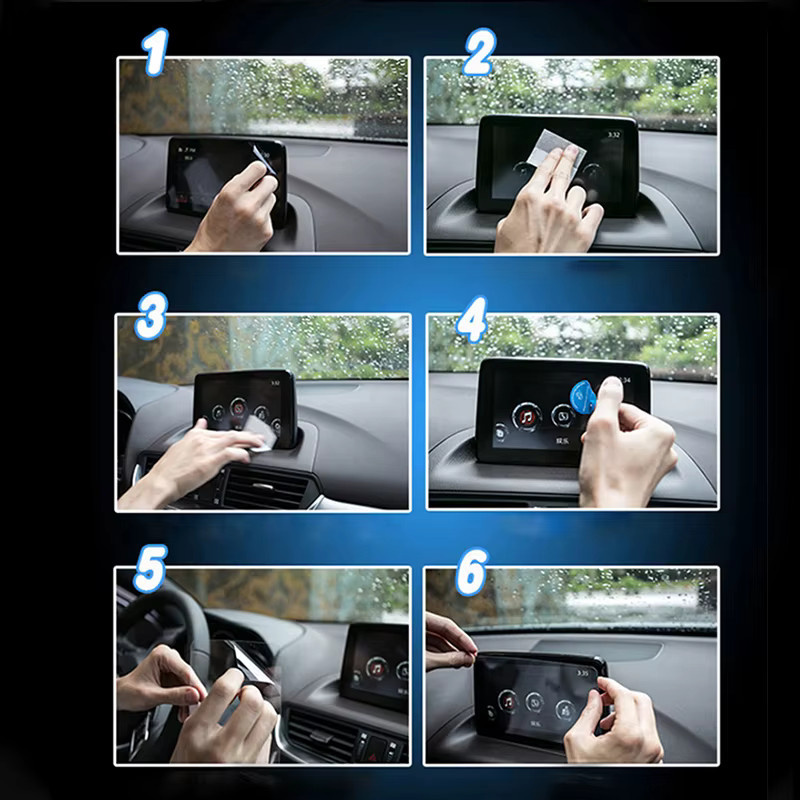 YaLumei Displayschutzfolie aus gehärtetem Glas für Volvo XC60 XC90 XC40 S90 V90 V60, transparent - Bild 4