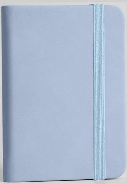 ZSjiahe A7 Notizbuch mit PU-Einband in Blau - Bild 1