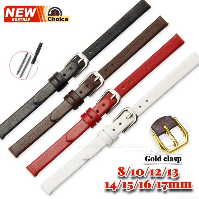 HQstrap Uhrenarmband Rindsleder, Gold, Damen - Bild 1