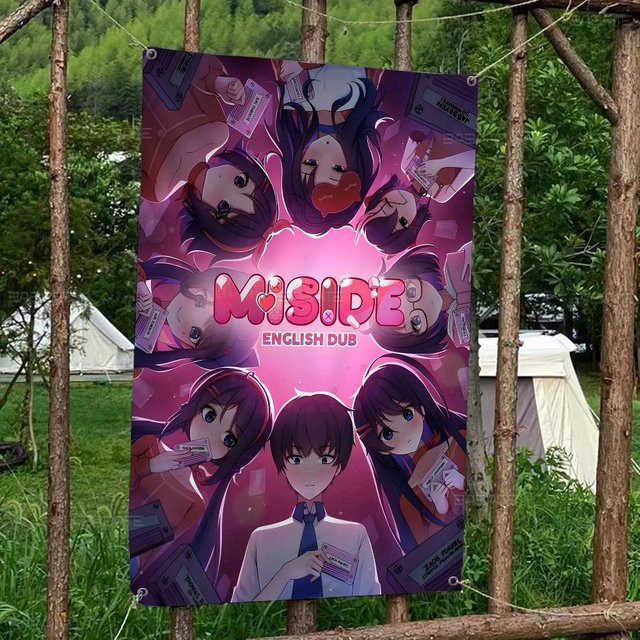 Beast Kingdom M-miside Mita Anime Wandbanner Textil Dekoration Mehrfarbig B: 70 cm, H: 50 cm - Bild 1