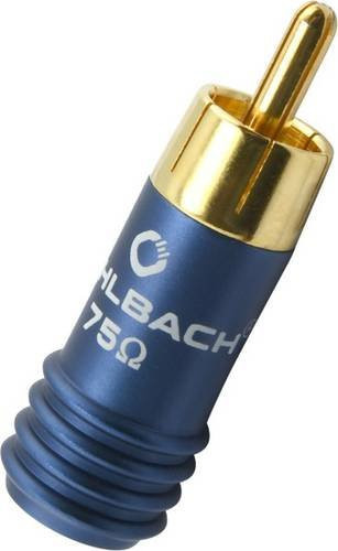Oehlbach Cover Connector 75 Ohm Cinchstecker in Blau - Bild 1