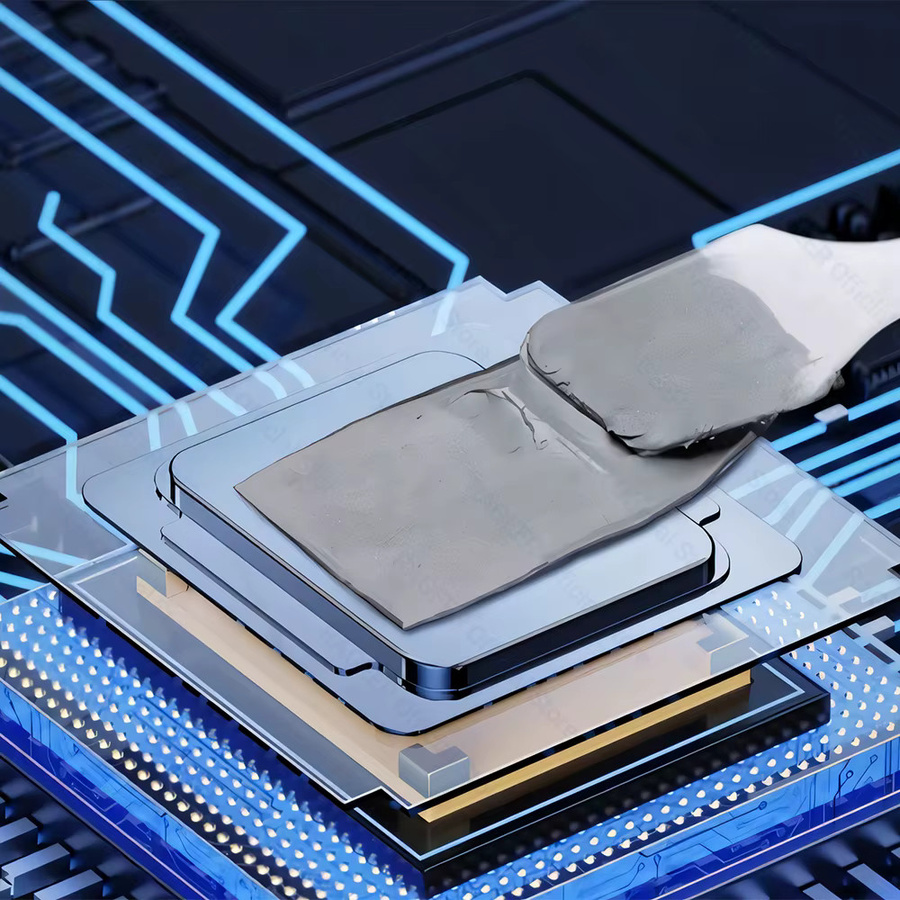 RAGEER Hochleistungs-Wärmeleitpaste Silikonfett für CPU GPU VGA und Laptop, 10 g, Grau - Bild 5