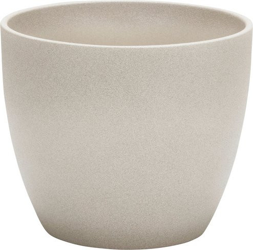 Scheurich Übertopf STONE aus Keramik in Taupe und Braun, Breite: 28 cm - Bild 1