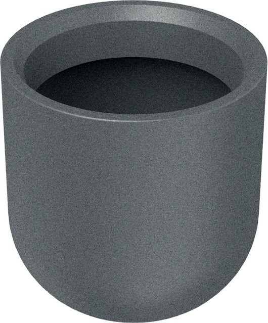 Prosperplast Blumentopf Molta quadratisch in Granit Grau, Höhe: 48 cm, Breite: 48 cm, Tiefe: 48 cm - Bild 1