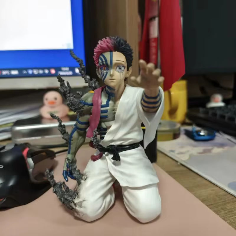 Demon Slayer Akaza Hakuji Anime Actionfigur aus PVC, mehrfarbig, Höhe: 13 cm - Bild 3