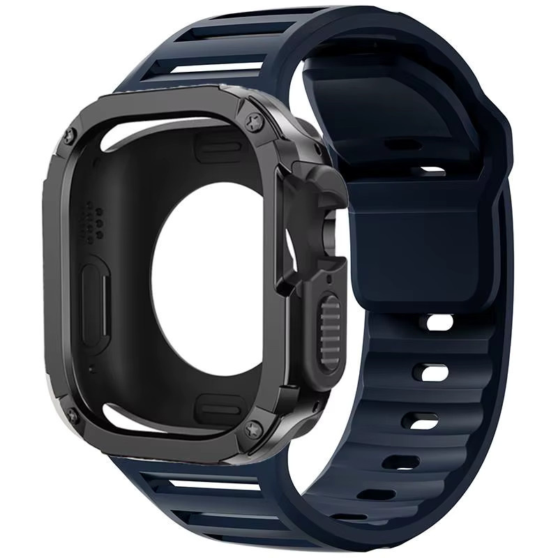 FancyWrist Smartwatch Band, Silikonarmband, PC + TPU-Gehäuse, Apple Watch Serie 11 10 Ultra 3/2 - Bild 4