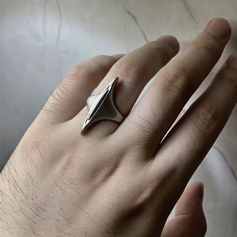 LENNIK Ring, Silber, Unisex, Vintage - Bild 3